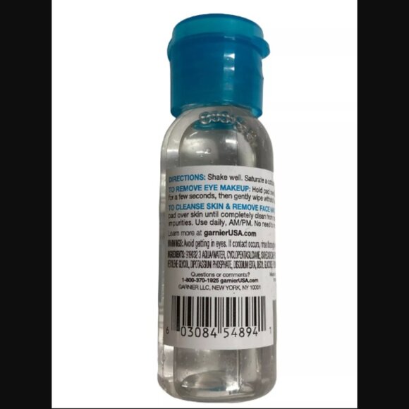 🌈4/$20 Garnier SkinActive Micellar Cleansing Water All in 1 Removes Waterproof - Picture 4 of 6